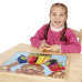 Melissa & Doug: Дерев’яна дошка з застібками