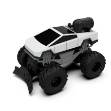 Автомобіль Spray Car на р/к – Cyber Ride (білий, 1:24, вихлопна пара)