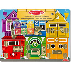Melissa & Doug: Дерев’яна дошка із засувками