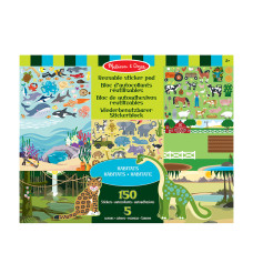 Melissa & Doug: Набір багаторазових наліпок «Середовище проживання тварин»