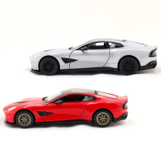Автомодель - Aston Martin Vanquish (червоний, сріблястий)