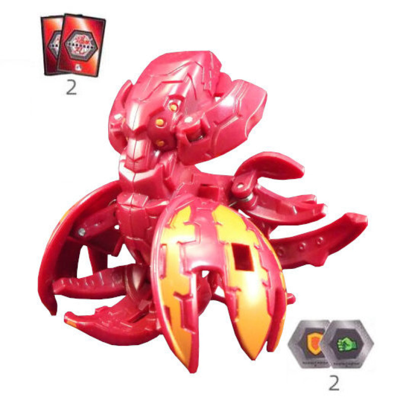 Bakugan Battle Planet Pyrus Krakelios Ultra B600, 2 Bakucore, 2 карти