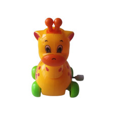Заводний жирафик Cartoon Giraffe, 9 х 5 х 5 см, жовтий