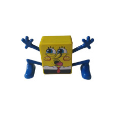 Заводна іграшка SpongeBob з язиком жовто-синя