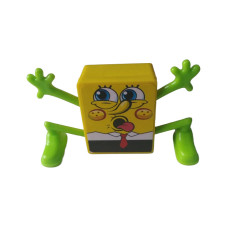Заводна іграшка SpongeBob з язиком жовто-зелена