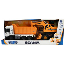 Ігровий набір серії 2 in 1 Truck – Самоскид Scania і екскаватор (світло, звук)