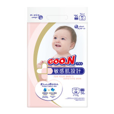 Підгузки Goo.N Plus для дітей (розмір 3(M), 6-11 кг, 56 шт)