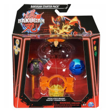 Ігровий набір Spin Master Spinning Bakugan Generation 3.0 Varios Clan Special Attack Starter Pack Bruiser, Mantid, Titanium Trox