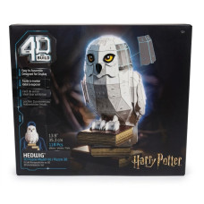 4D Build: Пазл для створення 3D-моделі «Гаррі Поттер: Сова Гедвіґа» (118 деталей)