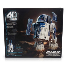 4D Build: Пазл для створення 3D-моделі «Зоряні війни: дроїд R2-D2» (201 деталь)