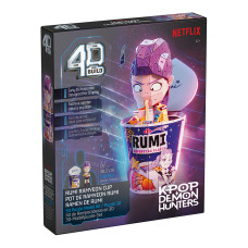 4D Build: Пазл для створення 3D-моделі «Кейпоп-мисливиці на демонів: стакан рамену Румі» (138 деталей)