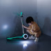 Самокат Micro серії Maxi Deluxe Glow LED – Желейний зелений
