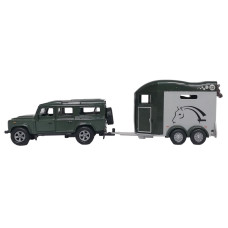 Ігровий набір - Land Rover (з причіпом і фігурками коней)
