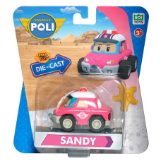 Металева колекційна машинка Робокар Сенді Die Cast