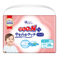 Трусики-подгузники Goo.N Plus для детей (размер 6(XXL), 13-25кг, 28 шт.)