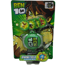 Іграшковий годинник Бен 10 Omnitrix Alien Viewer, стріляє 4-ма анімованими дисками