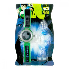 Інтерактивний іграшковий годинник Bandai Бен 10 Alien Force з 4-ма фігурками, світло та звук
