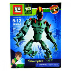 Фігурка-конструктор Бен 10 Swampfire Alien Force 22 деталі