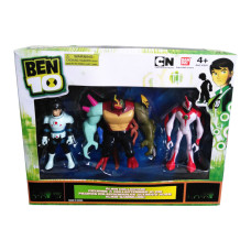 Ігровий набір із 3-х екшен-фігурок Bandai Ben 10 Alien Force: Ben Tennyson, Kevin, Way Big