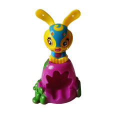 Фігурка Bucky Zoobles Petagonia 4.5 см бірюзово-жовта та будиночок Happitat