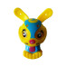 Фігурка Bucky Zoobles Petagonia 4.5 см бірюзово-жовта та будиночок Happitat