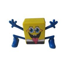 Заводна іграшка SpongeBob з усмішкою жовто-синя