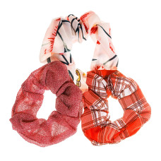 Резиночки для волосся Scrunchies Вільний образ