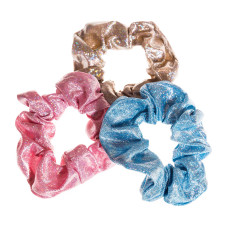 Резиночки для волосся Scrunchies Мега блиск