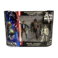 Ігровий набір Hasbro Star Wars The Empire Strikes Back Commemorative Episode V DVD Collection Han Solo, Chewbacca And Stormtrooper (87225/87223)