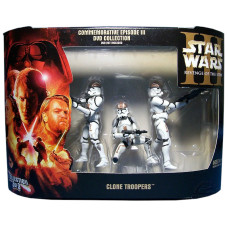 Ігровий набір Hasbro Star Wars Revenge Of The Sith Commemorative Episode III DVD Collection Clone Troopers 3-Pack (85867/85747)