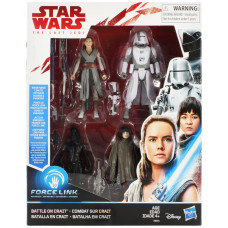 Ігровий набір Hasbro Star Wars The Last Jedi Battle On Crait Force Link (E0321)