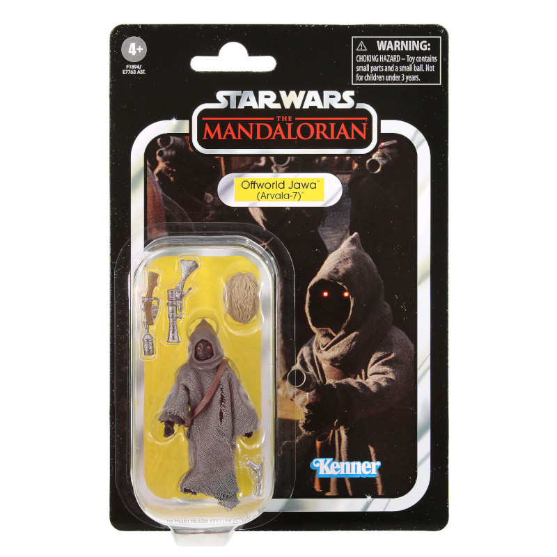 Колекційна екшен-фігурка Hasbro Star Wars The Vintage Collection The Mandalorian Offworld Jawa Arvala-7 VC203 (F1894/E7763)