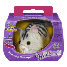 Інтерактивна тваринка Hasbro FurReal Friends Furry Frenzies Кішечка Senorita Scamps сіра