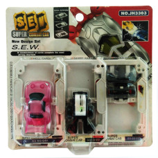 Збірна машинка Sew Super Combat Car рожева