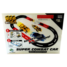 Трек для машинок Sew Super Combat Car Runway Set і 2 збірні машинки