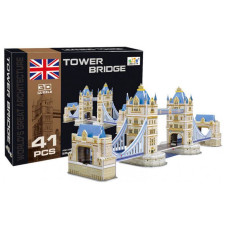 3D Пазл "Тауерський Міст", 41 деталь, розмір 10.5x41x16 см