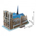 3D Пазл "Собор Паризької Богоматері", 40 деталей, розмір 23.3x11.5x15.3 см