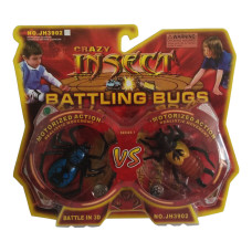 Игровой набор Crazy Insect Battling bugs из 2-х интерактивных наножуков