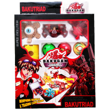 Ігровий набір Бакуган Bakutriad Super Evolution Gundalian Invaders з 6 бакуганів, 6 карт та футляра