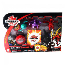 Ігровий набір Бакуган Battle Brawlers Battle pack: 4 бакугани, годинник з фішками, 4 магнітні карти