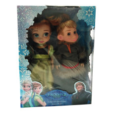 Набір із двох ляльок Frozen Fever: Анна та Крістоф 28 см