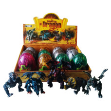 Набір іграшок у яйцях "The Colour Egg of Dragon", 12 шт.