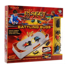 Ігровий набір Crazy Insect Battling bugs з 3-х інтерактивних наножуків та 2-х пластикових бойових арен