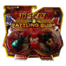 Игровой набор Crazy Insect Battling bugs из 2-х интерактивных наножуков