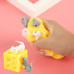 Антистрес-іграшка Squeeze Cheese: 2 мишки та сирний кубик