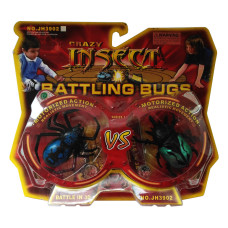 Игровой набор Crazy Insect Battling bugs из 2-х интерактивных наножуков