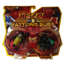 Игровой набор Crazy Insect Battling bugs из 2-х интерактивных наножуков