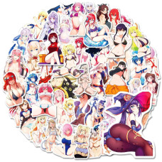 Стікерпак Anime Girls — 50 вінілових наліпок
